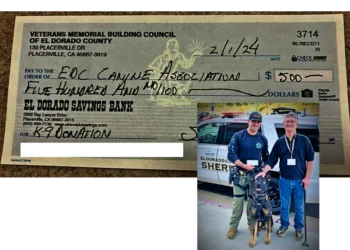 EDC Veteran Memorial Building Council Steps Up for Deputy Sheriff Carrabino and K9 Partner Adonis