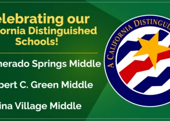 Camerado Springs, Herbert C. Green, and Marina Village Middle Schools Garner California Distinguished Schools Accolade
