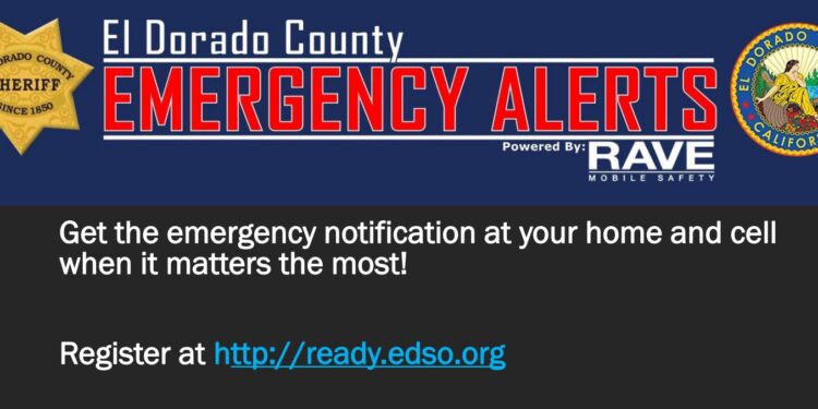 El Dorado County Launches Enhanced Emergency Notification System