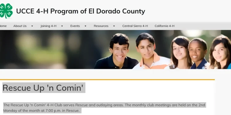 El Dorado County 4-H Expands Countywide Projects for 2025