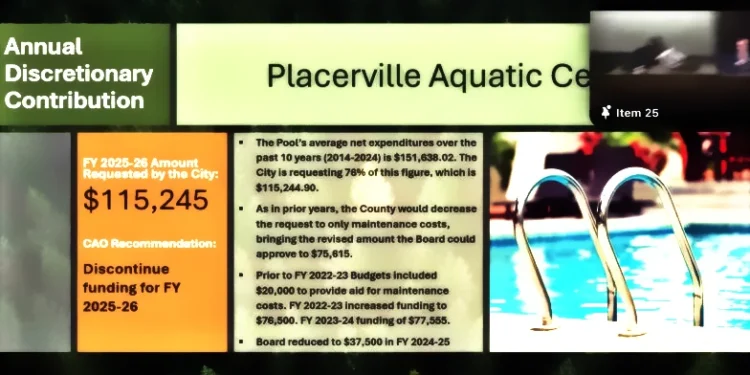 Placerville Pool Faces Closure After County Budget Cuts Slash Vital Funding