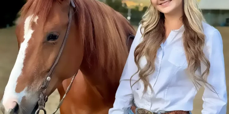 Aubrey Gist of Placerville Wins 2025 Rafter P Youth Award, Heads to Texas for National Cutting Finals