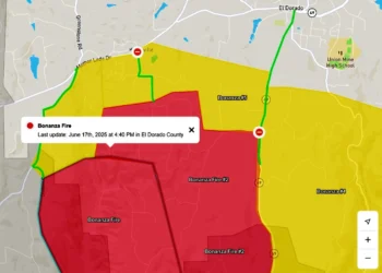 Bonanza Fire Erupts Near Shingle Springs, Triggers Evacuations and Destroys Vehicles