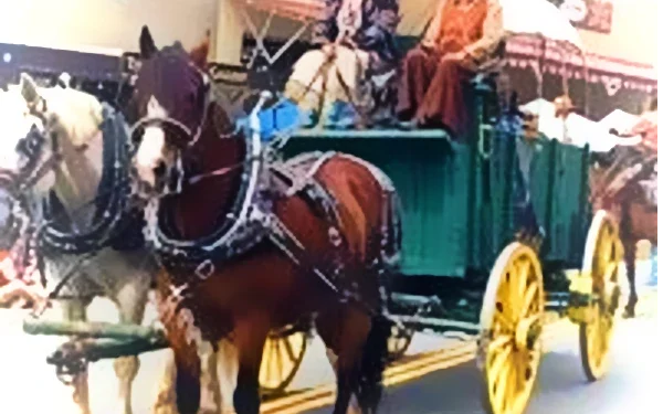 76th Annual Highway 50 Wagon Train Rides into Placerville with Historic Fanfare