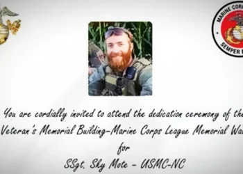 Placerville to Dedicate SSgt. Sky Mote Memorial Wall on Sept. 10