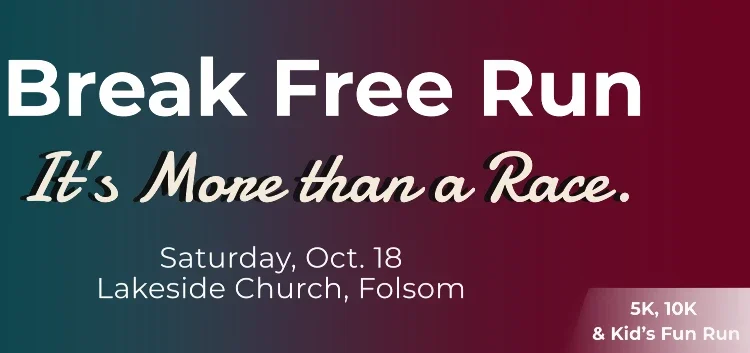 Break Free Run returns Oct. 18 — community race aims to “run for freedom” and raise funds to end human trafficking