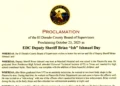 El Dorado County Declares Oct. 23 “Deputy Brian ‘Ish’ Ishmael Day”
