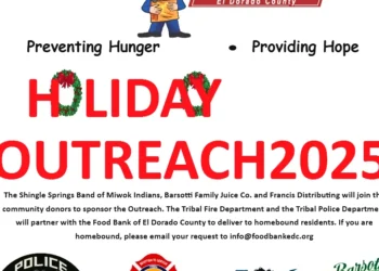 El Dorado County Food Bank Announces 2025 Holiday Outreach Distribution for Families in Need