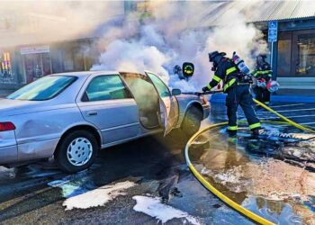Vehicle Fire on Broadway Under Investigation After Quick Response in Placerville