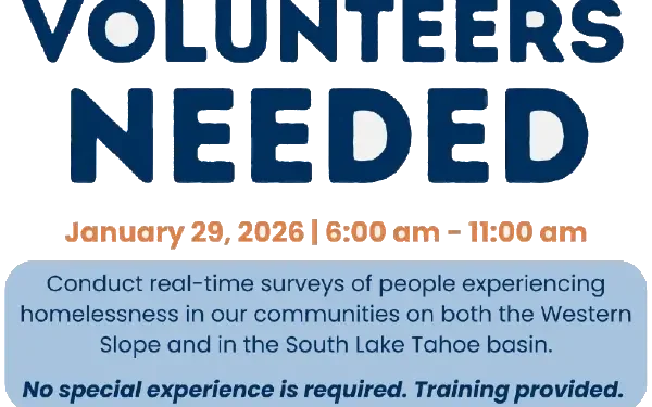 El Dorado County Seeks Volunteers for Federally Required 2026 Homelessness Count