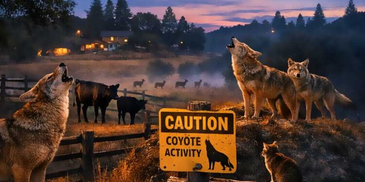 Coyote Concerns Rise Across Rural El Dorado County as Residents Report Nightly Howling