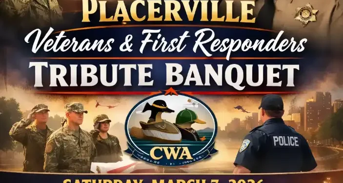 Placerville Banquet to Honor Veterans and First Responders With CWA Tribute Event