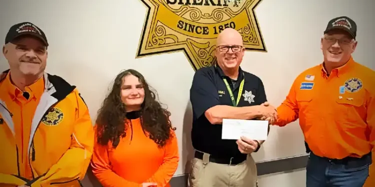 Donation Presented to El Dorado County Sheriff’s Search and Rescue After Props, Cops & Rodders Event