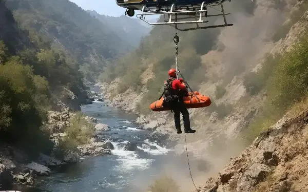 Hiker Airlifted After 30-Foot Fall in Remote American River Canyon Near Coloma