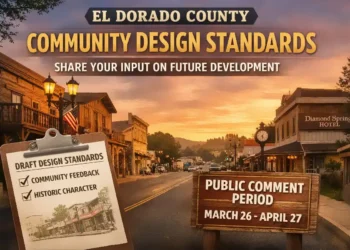 El Dorado County Opens Public Comment Period on Design Standards for Diamond Springs, El Dorado