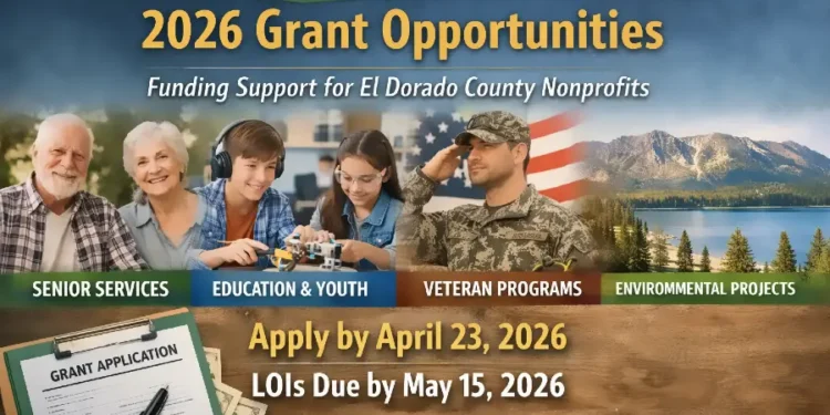 El Dorado Community Foundation Opens 2026 Grant Cycle for Local Nonprofits