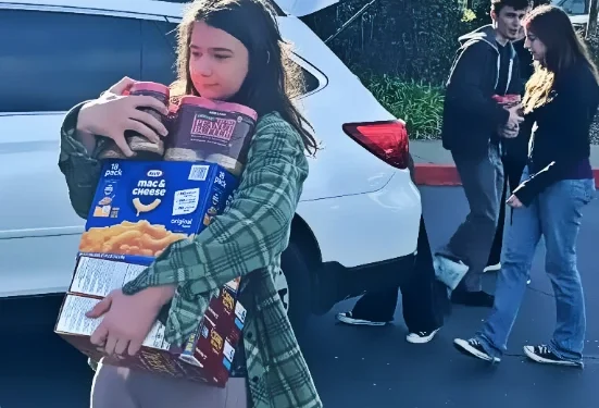 Cameron Park Youth Collect 2,780 Pounds of Food During Super Bowl Sunday Drive
