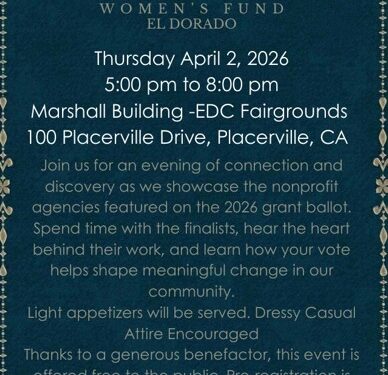 Women’s Fund El Dorado to Host 2026 Ballot Showcase Featuring 17 Local Nonprofits