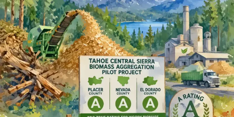 El Dorado County Earns Top Biomass Rating in Tahoe Sierra Pilot Project