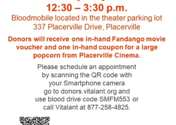 Lights, Camera, Save Lives: Placerville Cinema Blood Drive Takes Center Stage
