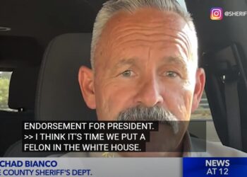 Sheriff Bianco declared, “I think it’s time we put a felon in the White House”