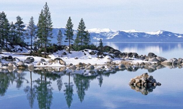 Surprise Snowfall Blankets Lake Tahoe in August