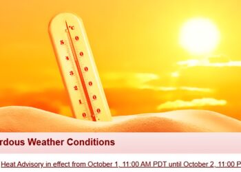 Heat Advisory Issued for Motherlode: Temperatures to Reach Dangerous Levels