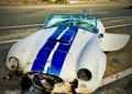 Rare Shelby Cobra Crashes Exiting Silva Valley Parkway on Highway 50