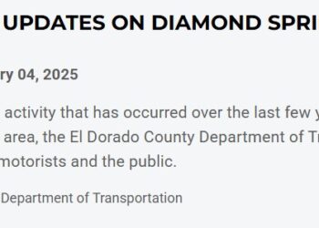 El Dorado County DOT Provides Updates on Diamond Springs Construction Projects
