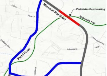 Missouri Flat Road to Close Overnight April 30 for El Dorado Trail Bridge Installation