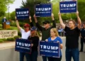 Trump Supporters Counter Sanders Rally at Folsom Lake College Amid Political Divide