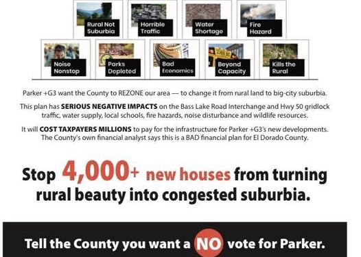 Opinion | Parker + G3 Housing Project Threatens El Dorado County’s Rural Future