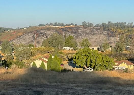 Bonanza Fire Burns 181 Acres Near Shingle Springs, Now 40% Contained