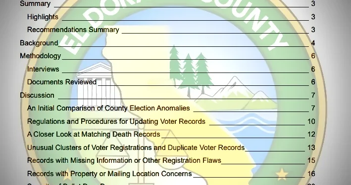 El Dorado County Civil Grand Jury Releases Sweeping 240-Page Final Report