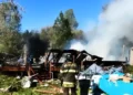 Two-Story Home Destroyed in Morning Fire on Gravel Road; Crews Continue Overhaul