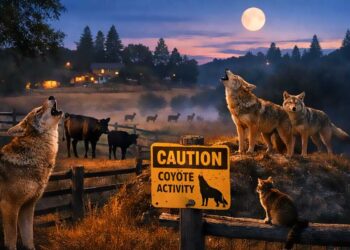 Coyote Concerns Rise Across Rural El Dorado County as Residents Report Nightly Howling