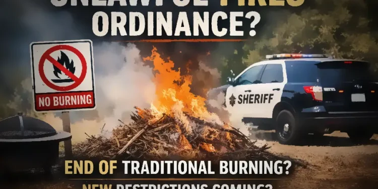 El Dorado County Supervisors to Review Conceptual Ordinance Targeting “Unlawful Fires”
