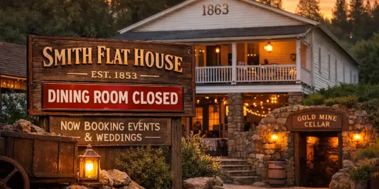 Historic Smith Flat House Closes Dining Room After 173 Years
