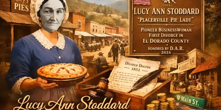 Placerville’s “Pie Lady” Lucy Ann Stoddard Honored by DAR for Gold Rush Legacy and Women’s Rights