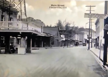 Placerville Main Street in the 1920s: When Horse Wagons Met Automobiles on America’s First Transcontinental Highway