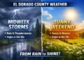 Spring Reality Check: Midweek Storms to Soak El Dorado County Before Sunny Weekend Return