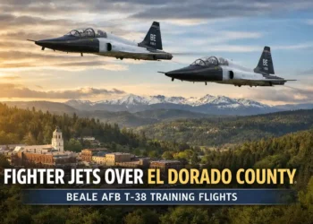 Fighter Jets Roar Over El Dorado County: Beale AFB T-38 Training Flights Likely Behind Afternoon Flyover