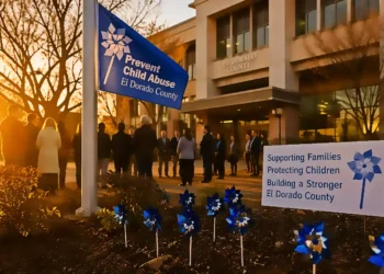 El Dorado County Raises Flags to Honor Child Abuse Victims and Promote Awareness