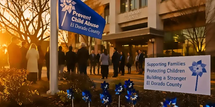 El Dorado County Raises Flags to Honor Child Abuse Victims and Promote Awareness