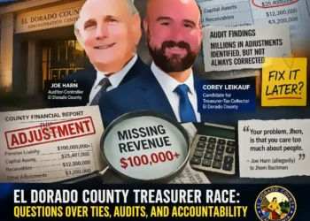 El Dorado Treasurer Race: Questions Emerge Over Corey Leikauf’s Ties to Auditor Joe Harn