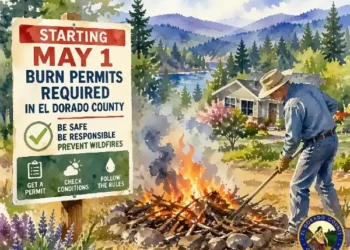 Burn Permit Requirement Returns May 1 in El Dorado County