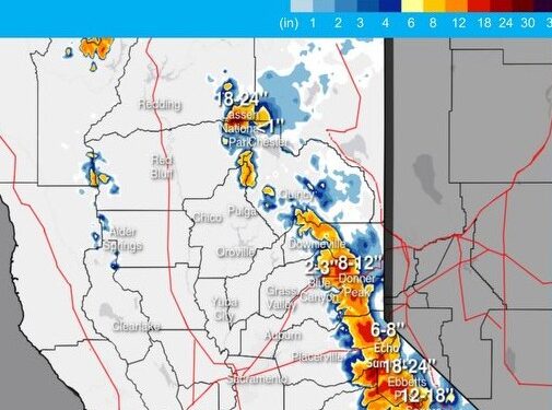 Spring Snowstorm Slams Lake Tahoe Region With High Winds, Travel Delays Expected