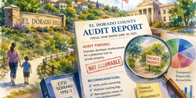 El Dorado County Audit Flags Improper Developer Reimbursement in El Dorado Hills CFD Program