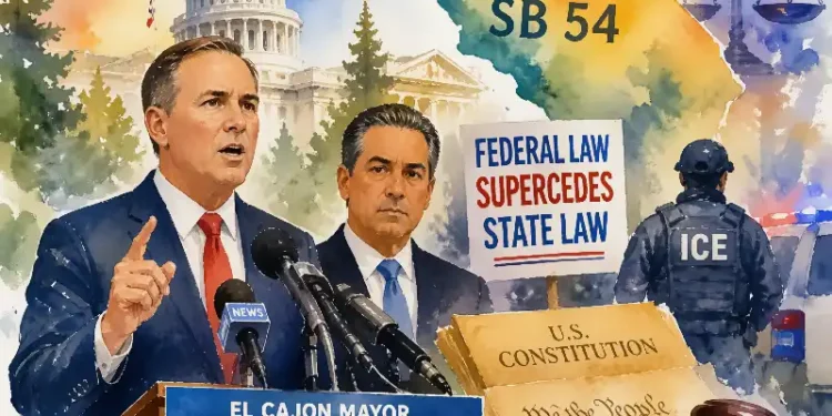 Is El Dorado County Next? El Cajon Mayor Challenges California Sanctuary Law in Lawsuit Against AG Bonta