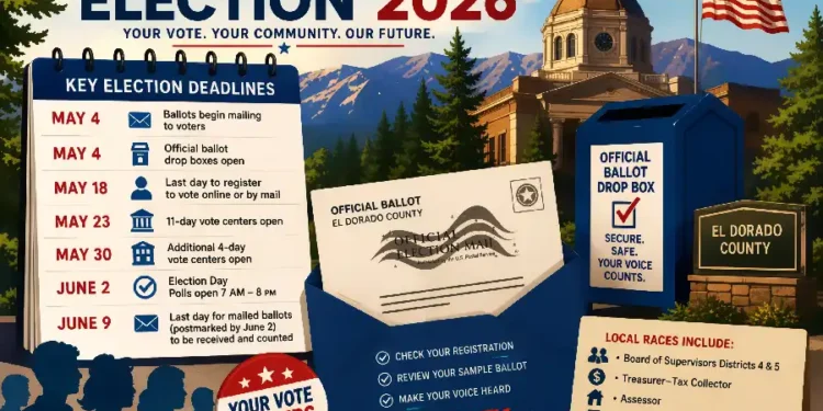 El Dorado County Voters Face Key 2026 Election Deadlines as Local Races Take Shape